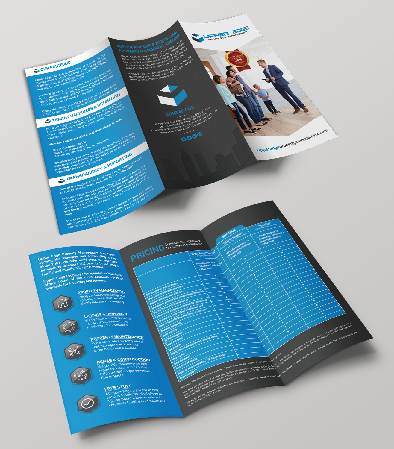 Flyer Design by chandrayaan.creative for Upper Edge Property Management Inc. | Design #19854352