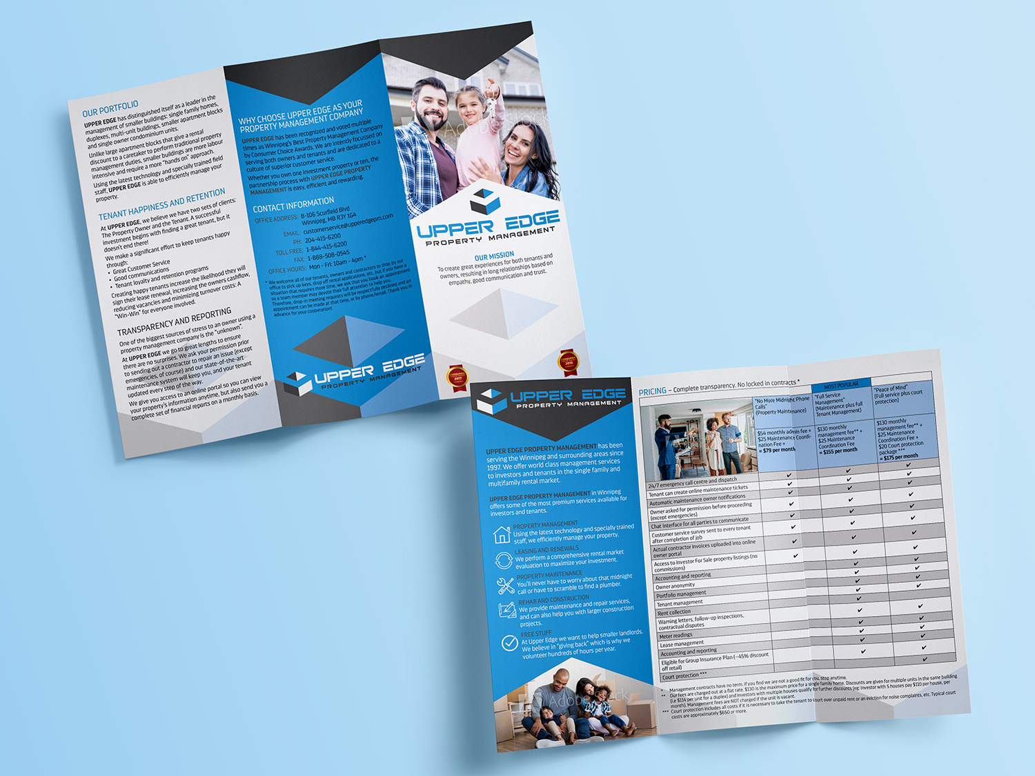 Flyer Design by yarbodesign for Upper Edge Property Management Inc. | Design #19836763