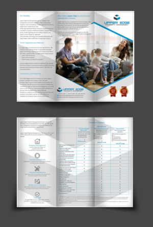 Flyer Design by Fine Graphics House for Upper Edge Property Management Inc. | Design: #19810544