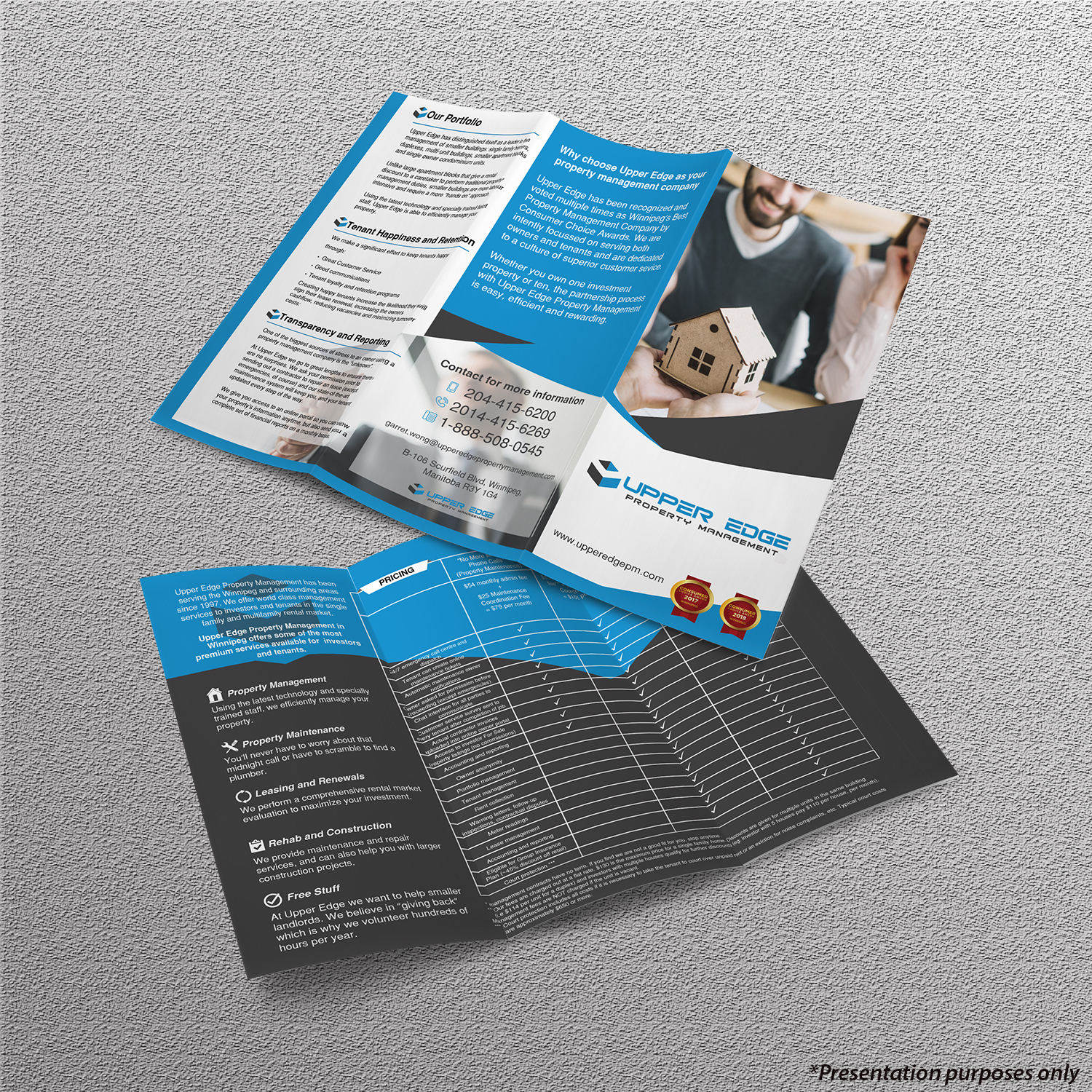 Flyer-Design von JanuXart für Upper Edge Property Management Inc. | Design #19831578