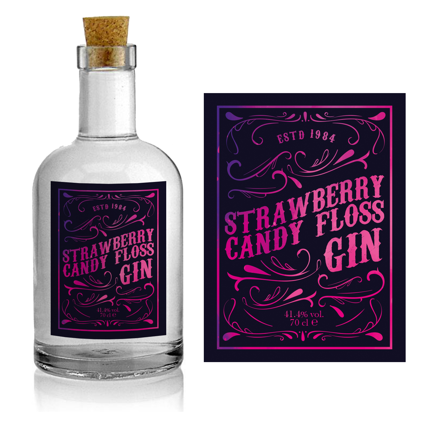 Diseño de Etiqueta por Emmanuel Creations para The Handmade Gin Company | Diseño #19856674