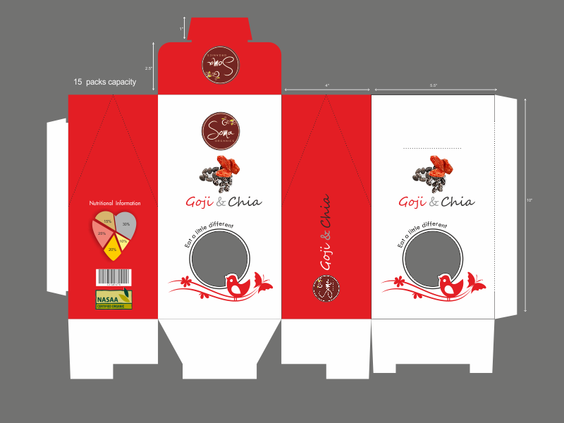 Packaging Design by Ample Designs for Soma Organics | Design #722134