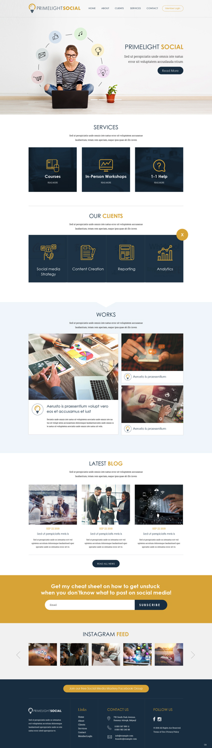 Diseño Web por pb para este proyecto | Diseño #19804461