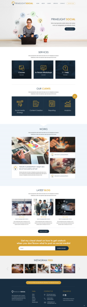 Web Design by pb for this project | Design: #19804461