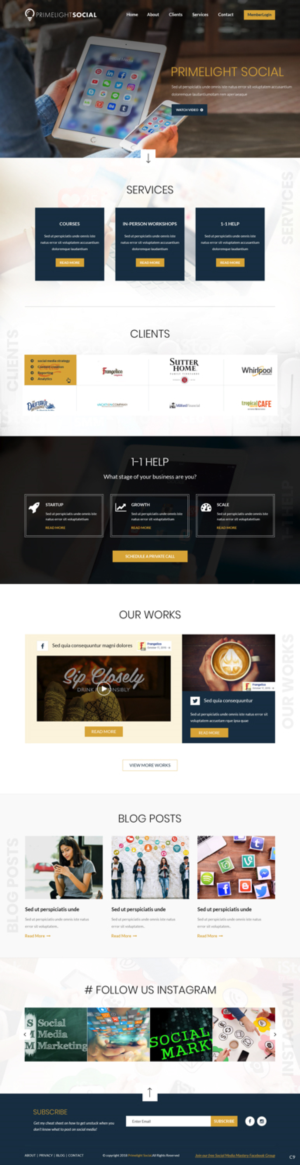 Web Design by pb for this project | Design: #19804463