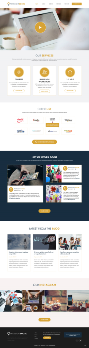 Web Design by pb for this project | Design: #19804464