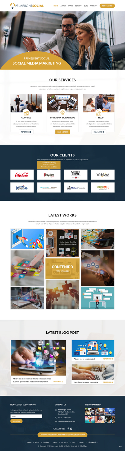 Web Design by pb for this project | Design #19804465