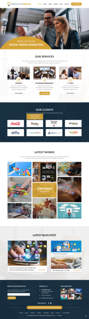 Web Design by pb for this project | Design: #19804465