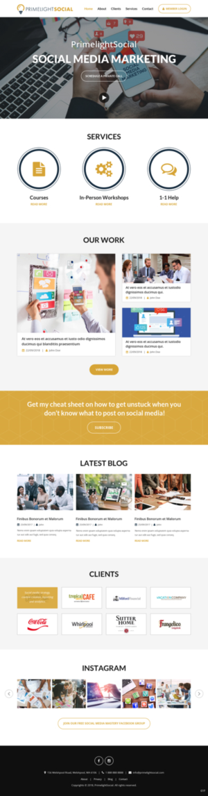 Web Design by pb for this project | Design: #19804468