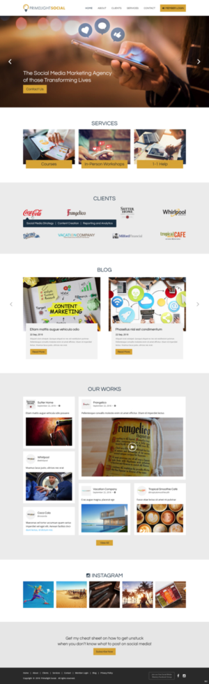 Web Design by pb for this project | Design: #19804470