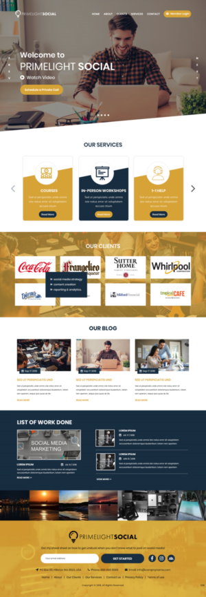 Web Design by pb for this project | Design: #19804471