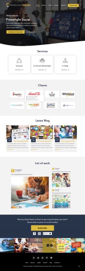 Web Design by pb for this project | Design: #19804472