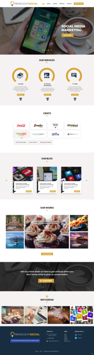 Web Design by pb for this project | Design: #19804478
