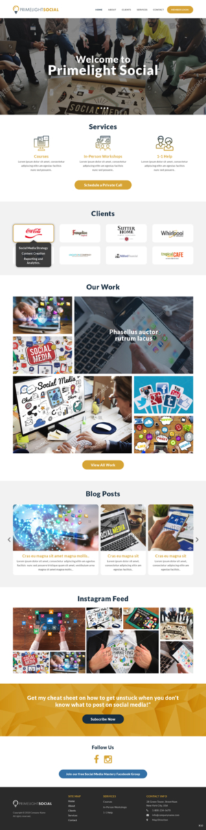 Web Design by pb for this project | Design: #19804479