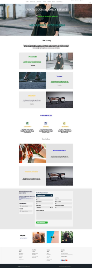 Web Design by Femi Farins for this project | Design: #19796671