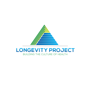 LONGEVITY PROJECT (and uneder it: BUILDING THE CULTURE OF HEALTH) | Logo Design by rozT
