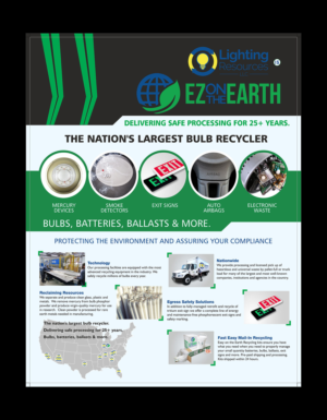 Full Page Magazine Add for Bulb Recycler  | Flyer-Design von Fine Graphics House