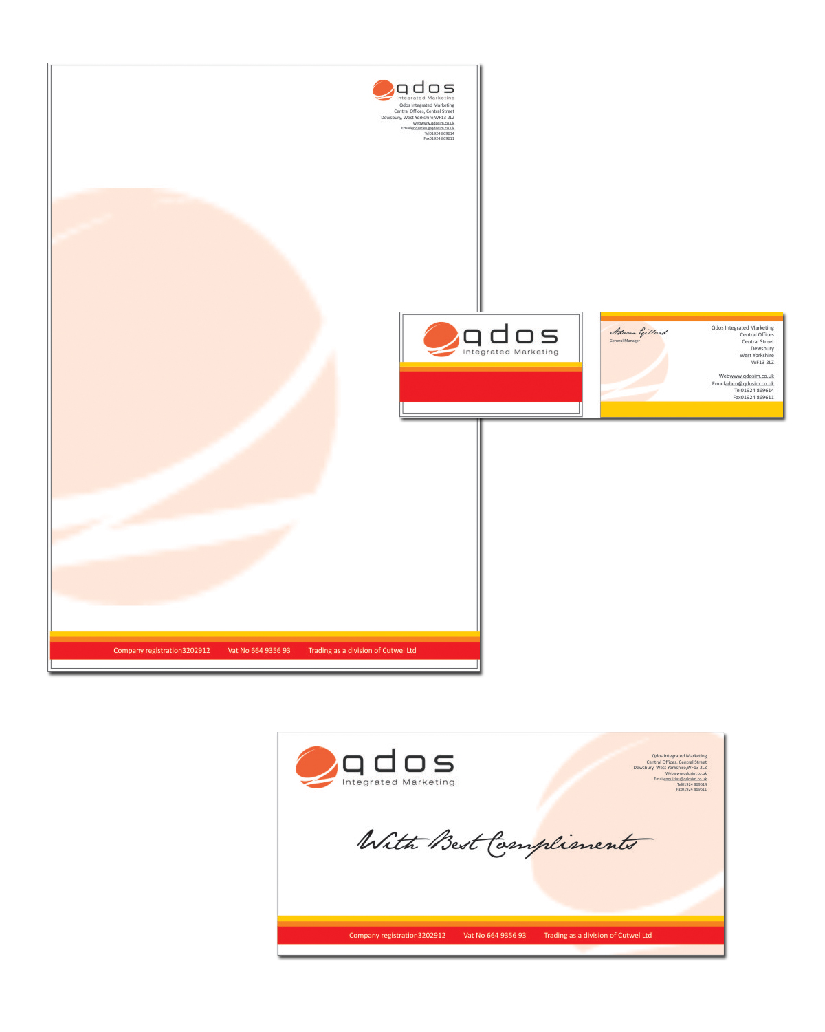Stationery Design by BrandOne for Cutwel Ltd | Design #56495