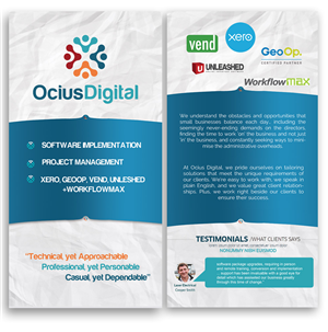 Flyer Design by jshan for Ocius Digital | Design: #2911641