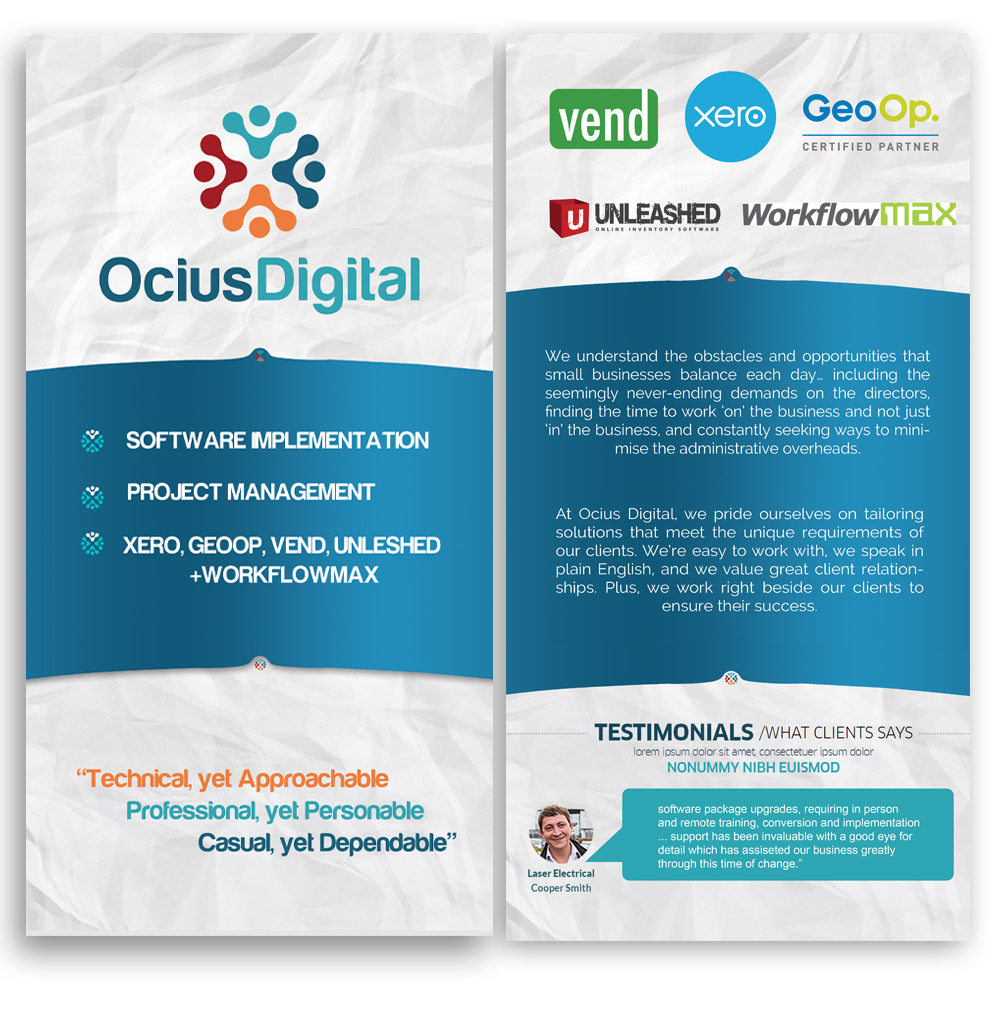 Flyer Design by jshan for Ocius Digital | Design #2912267