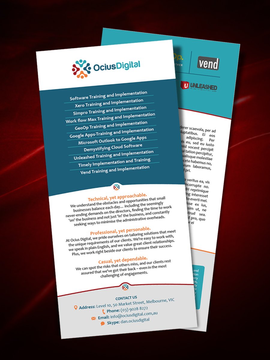 Flyer Design by atularts for Ocius Digital | Design #2922019