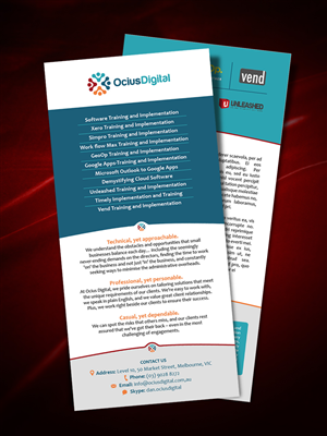 Flyer Design by atularts for Ocius Digital | Design: #2922019