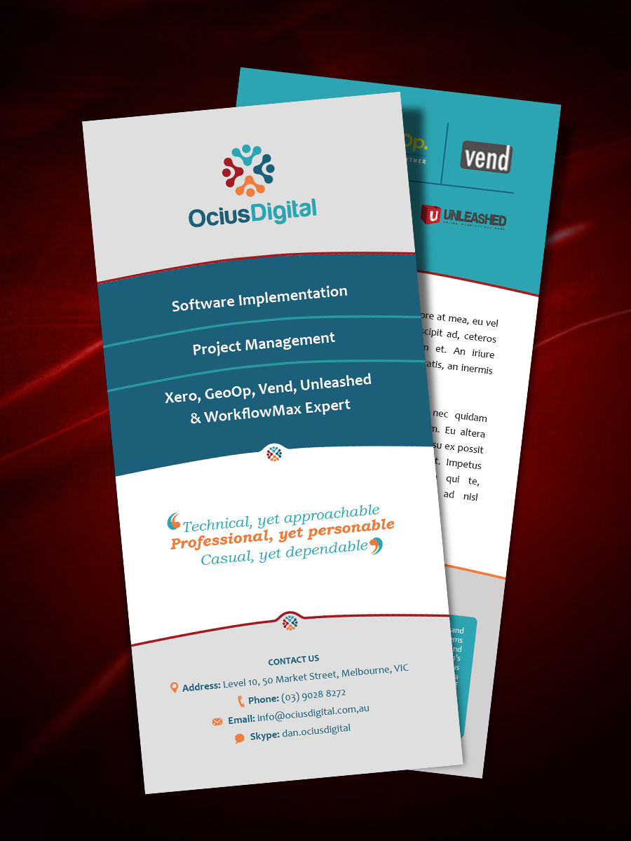 Flyer Design by atularts for Ocius Digital | Design #2927352