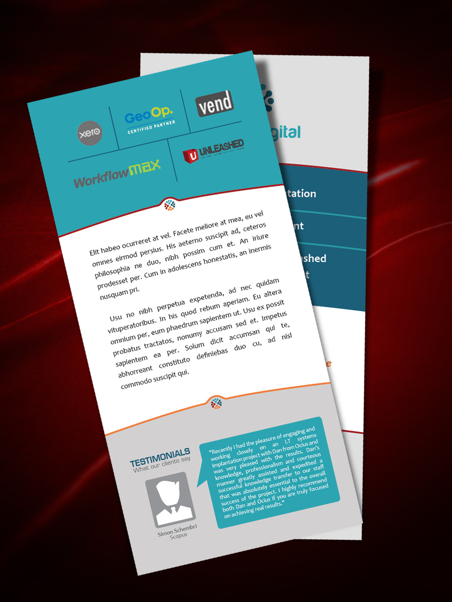 Flyer Design by atularts for Ocius Digital | Design #2927357