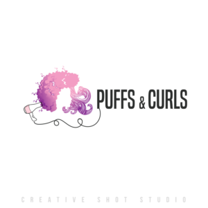Puffs and Curls | Logo-Design von Creative Shots Studio