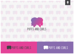 Logo Design by mngkw for Puffs and Curls LLC | Design: #19808082