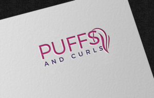 Logo Design by Malkuchulu for Puffs and Curls LLC | Design: #19810997