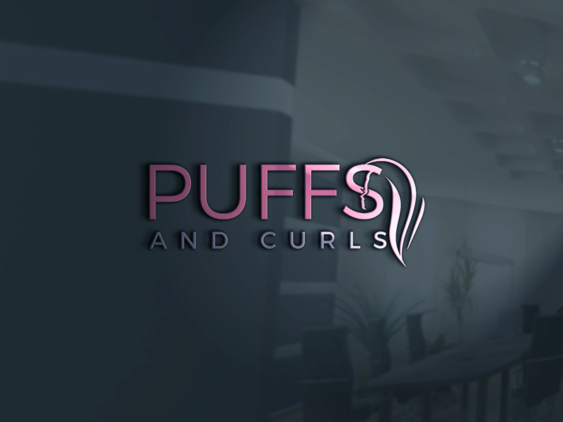 Logo Design by Malkuchulu for Puffs and Curls LLC | Design #19810998