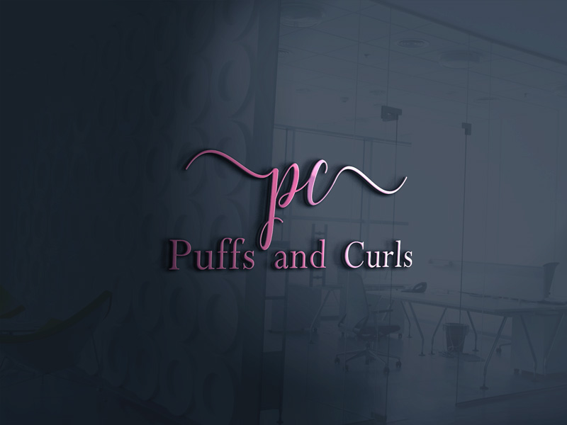 Logo Design by think jojo for Puffs and Curls LLC | Design: #19810405