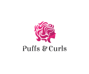 Logo Design by Ishier for Puffs and Curls LLC | Design: #19809489
