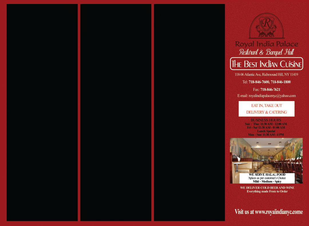 Menu Design by B Creators for this project | Design #19832639