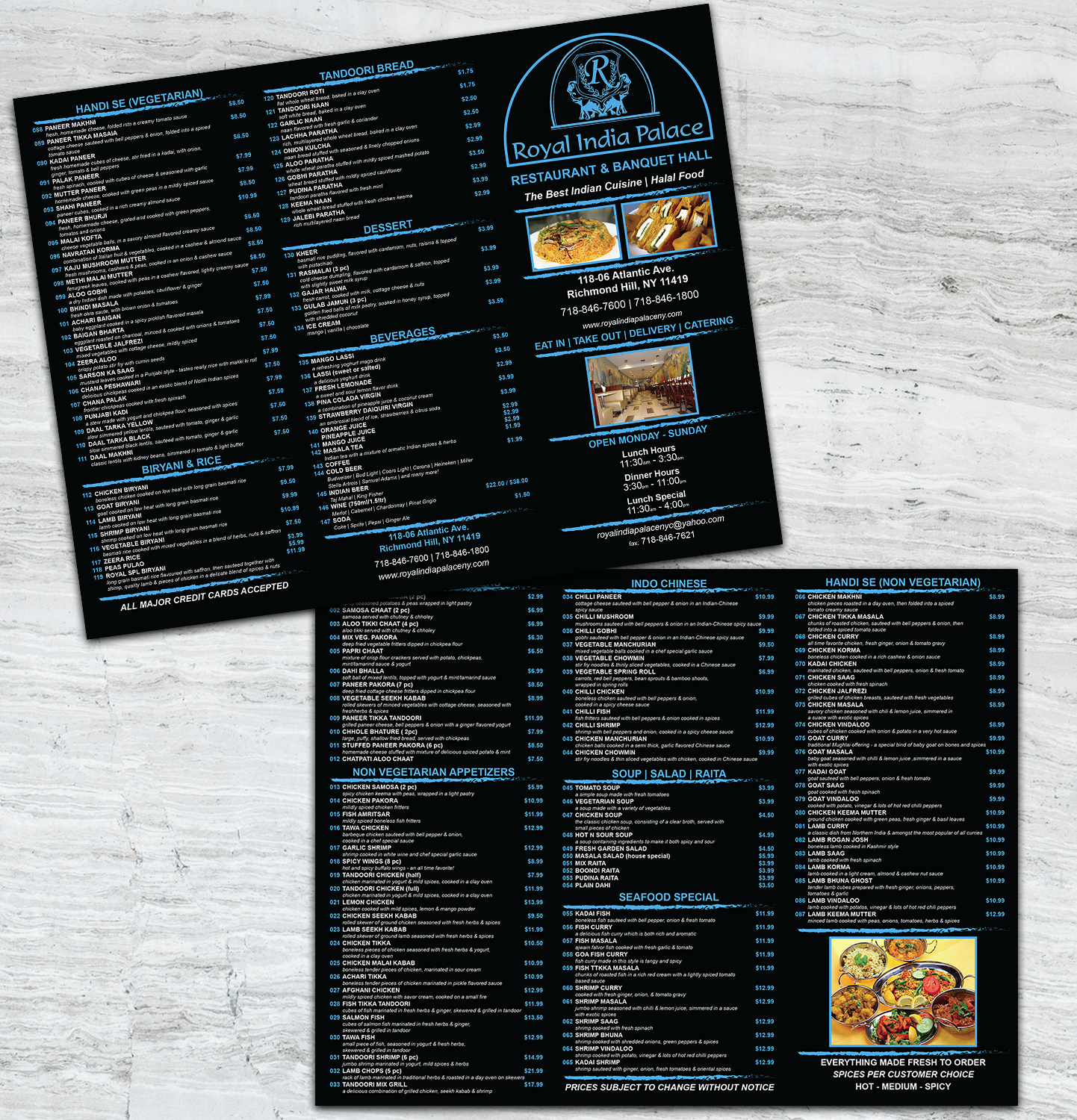 Menu Design by AliceForsyth for this project | Design #19843704