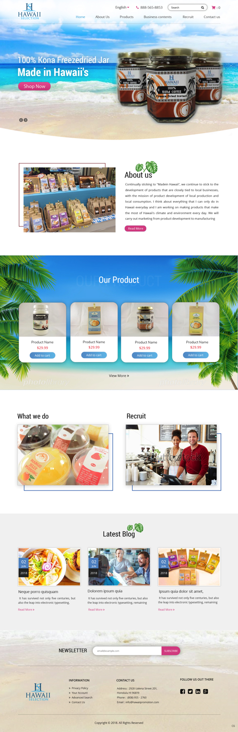 Web Design by pb for this project | Design #19820779