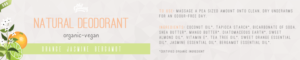 Design of labels for exciting new natural skincare products...natural deodorant | Diseño de Etiqueta por aniep