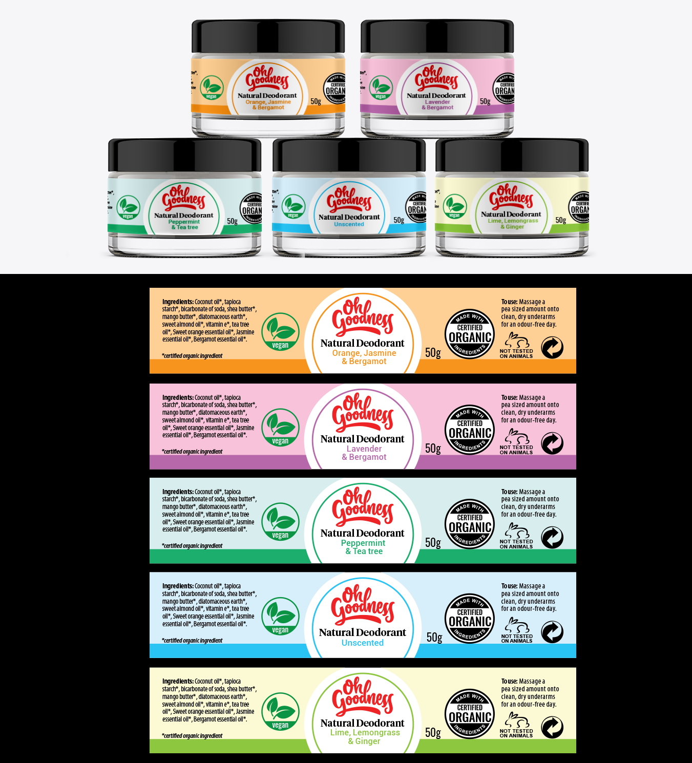 Label Design by PointGrfx for Oh Goodness | Design #19815031