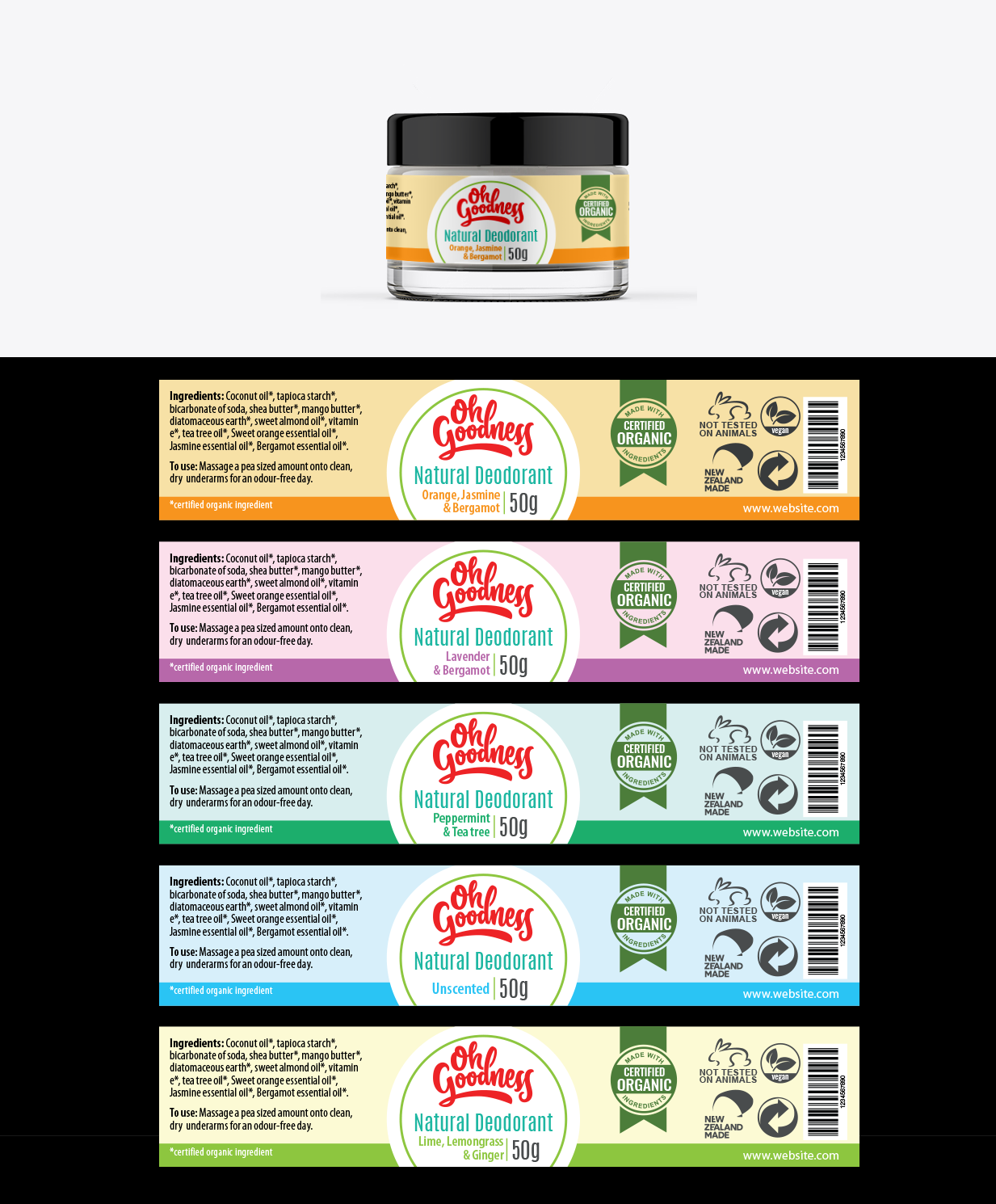 Label Design by PointGrfx for Oh Goodness | Design #19826148