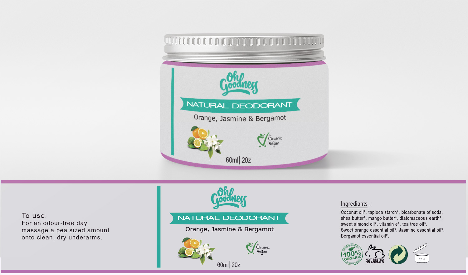 Label Design by ronin71 for Oh Goodness | Design #19811485