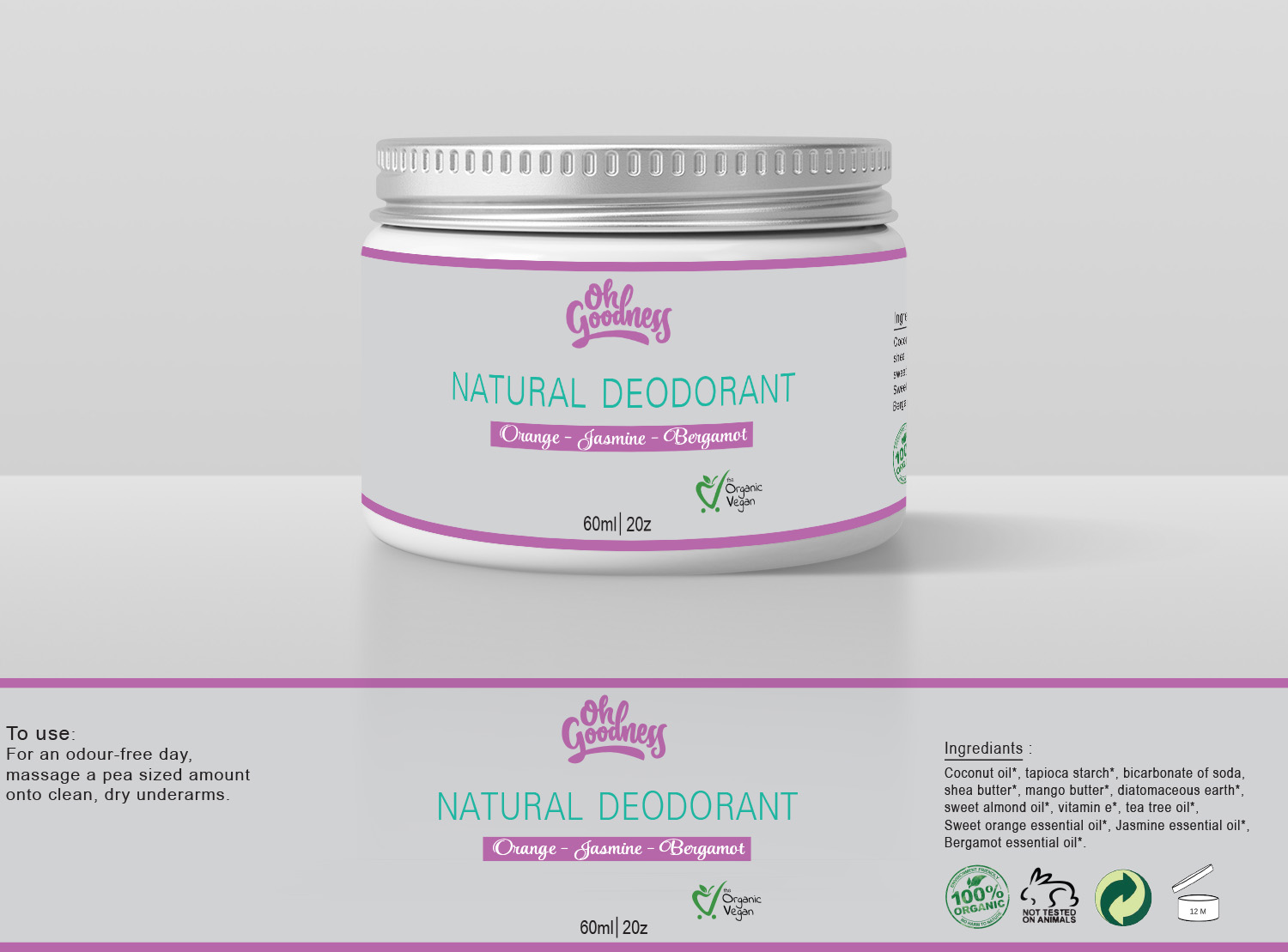 Label Design by ronin71 for Oh Goodness | Design #19812576