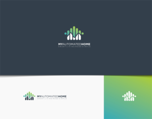 My Automated Home or MAH | Logo Design by CKS d e s i g n