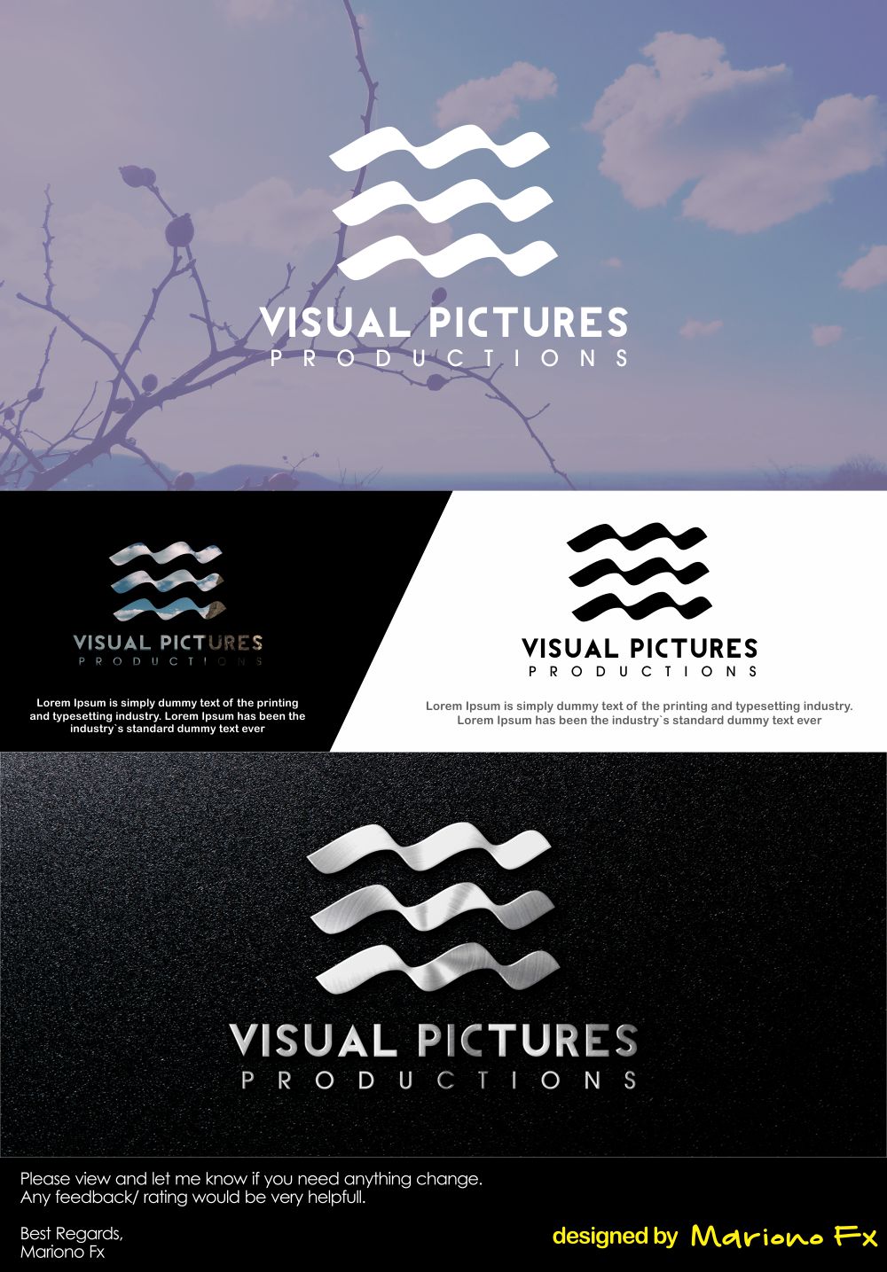 Design de Logo par Mariono Fx pour Visual Pictures | Design #19812999