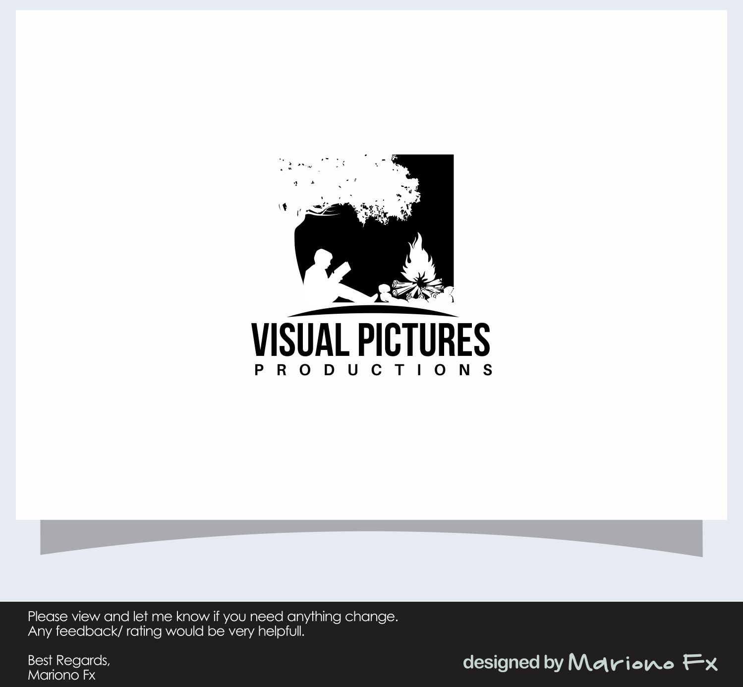 Logo Design by Mariono Fx for Visual Pictures | Design #19821249