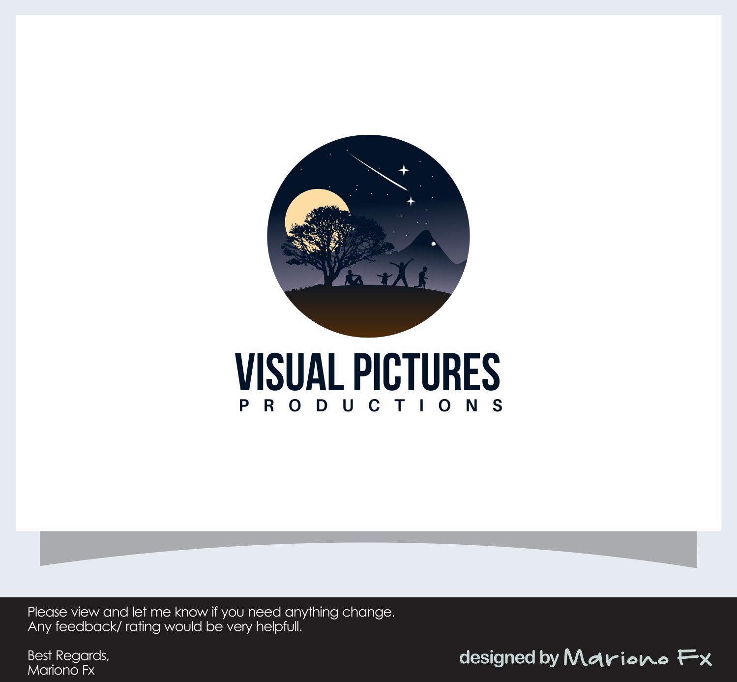 Logo Design by Mariono Fx for Visual Pictures | Design #19822899