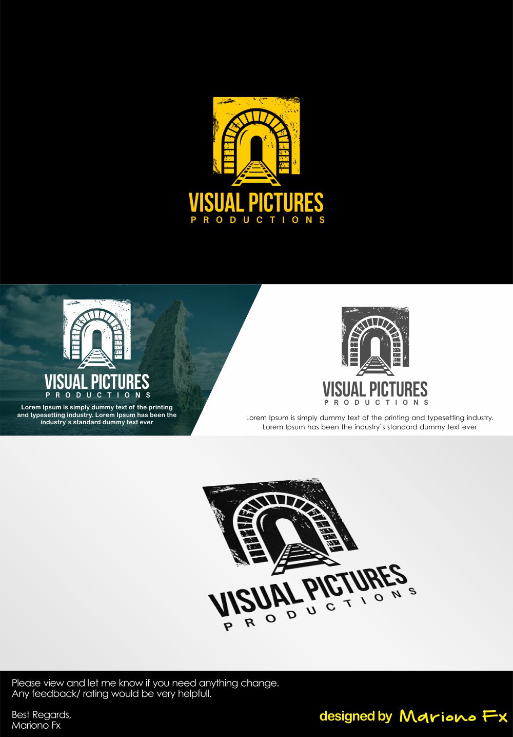 Logo Design by Mariono Fx for Visual Pictures | Design #19853019