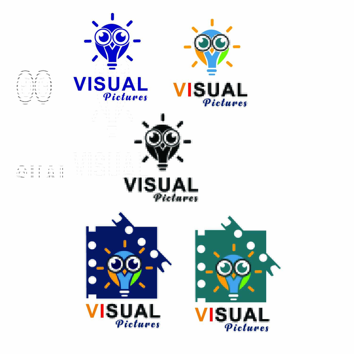Logo Design by jafer imam for Visual Pictures | Design #19814083