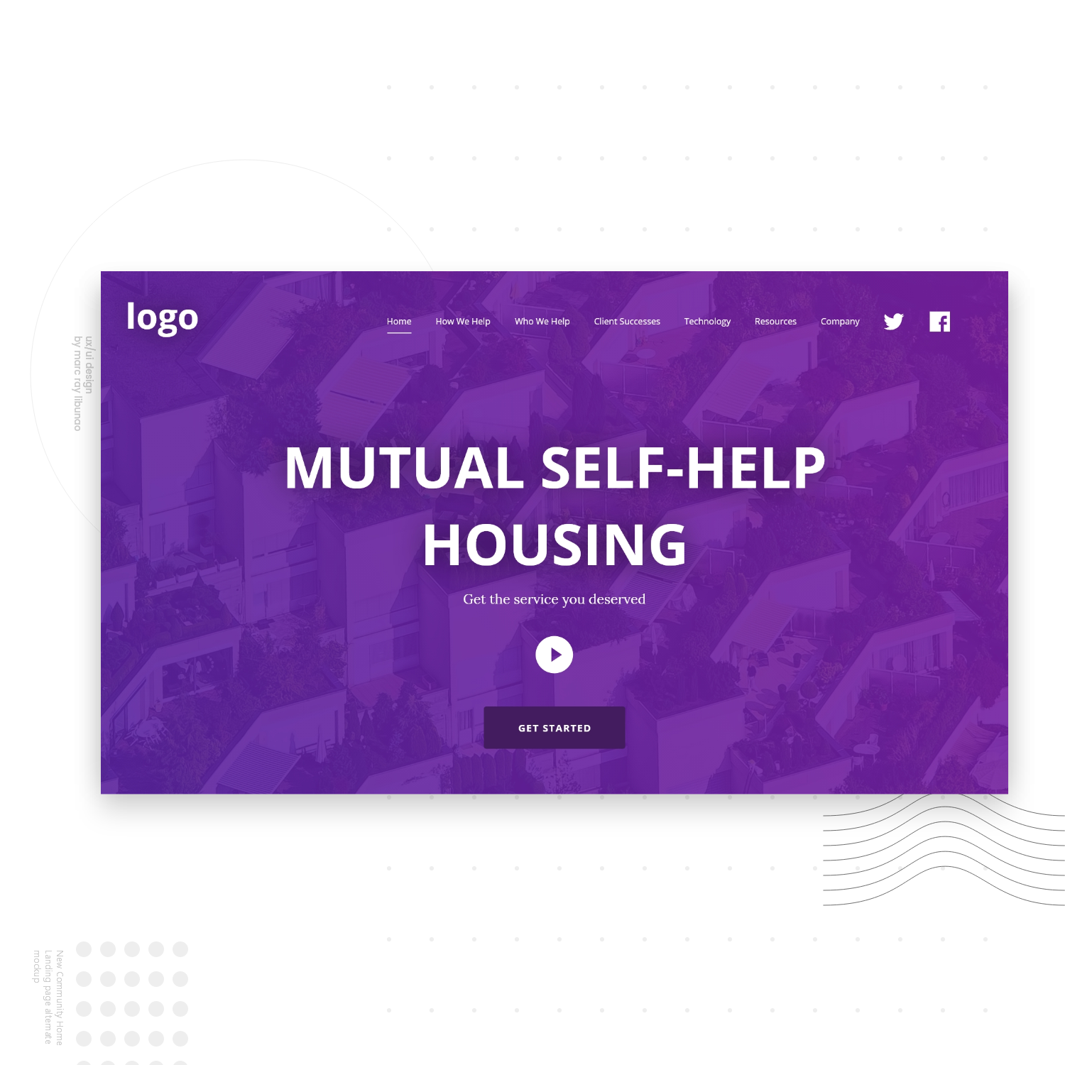 Web Design by Marc Ray for this project | Design #19815676