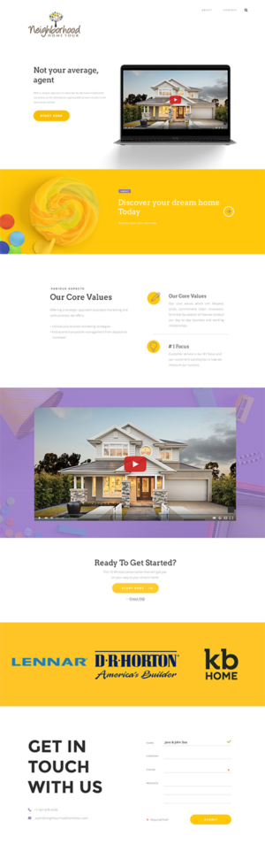 Web Design by maria.hanshaw.designer for this project | Design #19871398
